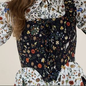 NWT Samantha Pleet Black Illuminated Shield Corset 10